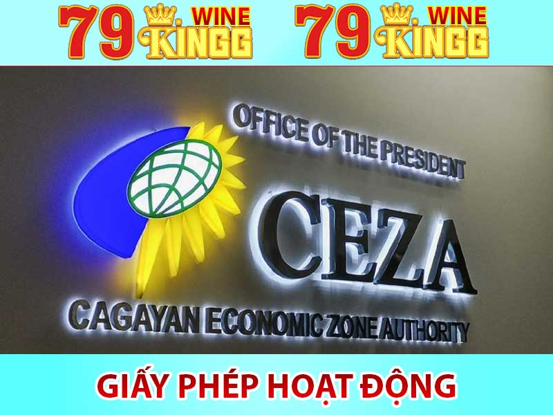 giấy phép hoạt động của nhà cái 79King1